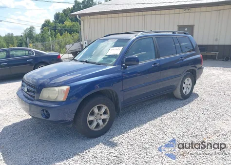 2002 Toyota Highlander V6 from USA, damaged, VIN JTEGF21A720053986